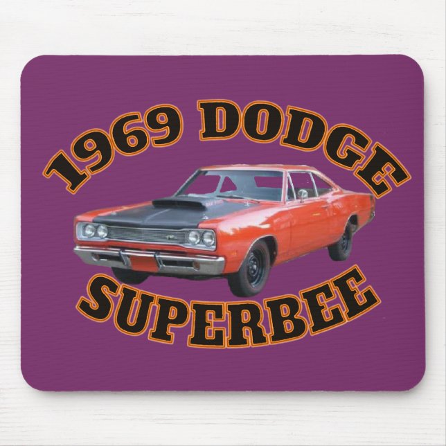 1969 Dodge Superbee Mouse Pad. Mouse Pad (Front)