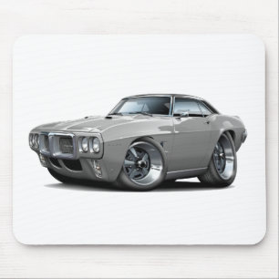 1969 Firebird Grey-Black Top Car Mouse Pad