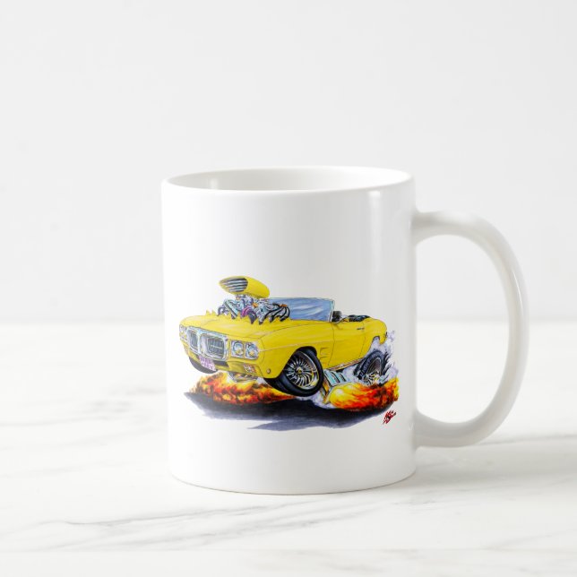 1969 Firebird Yellow Convertible Coffee Mug (Right)