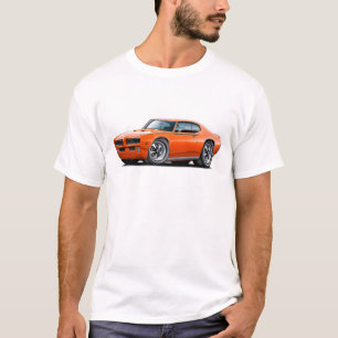1969 GTO Judge Orange Hidden Headlight Car T-Shirt