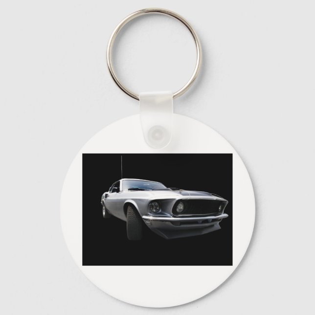 1969 Mustang, front side Key Ring (Front)