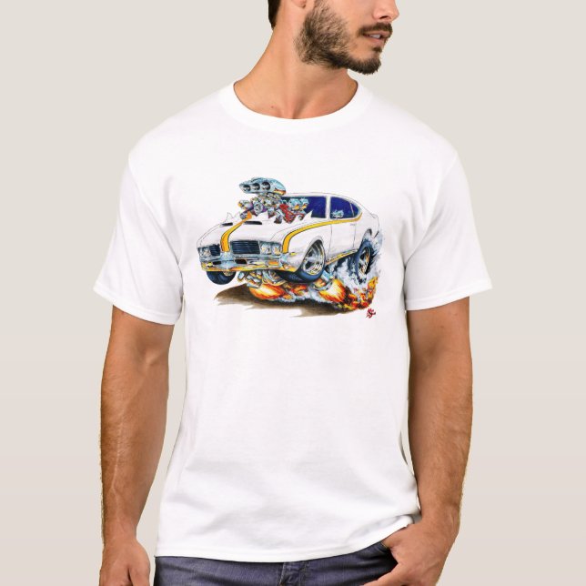 1969 Olds Cutlass Hurst Car T-Shirt (Front)