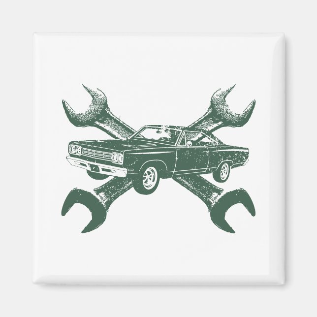 1969 Plymouth Road Runner Magnet (Front)