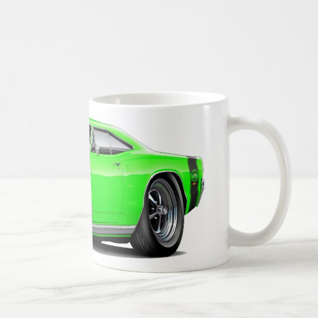 1969 Super Bee Lime Car Coffee Mug (Right)