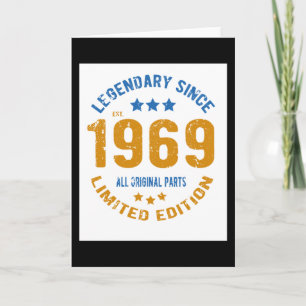 1969 Vintage Birthday Card