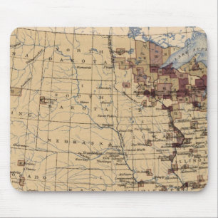 196 Value lumber, timber/sq mile Mouse Pad
