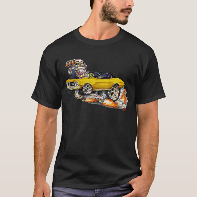 1970-72 Buick GS Gold Car T-Shirt (Front)