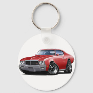 1970-72 Buick GS Red Car Key Ring