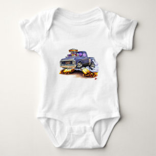 1970-72 Chevy C10 Grey Truck Baby Bodysuit