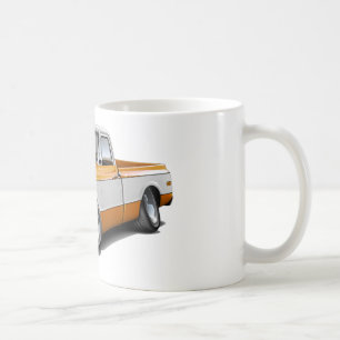 1970-72 Chevy C10 Orange-White Truck Coffee Mug