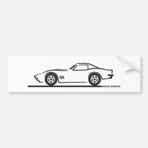 1970-72 Corvette Bumper Sticker