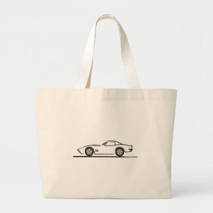 1970-72 Corvette Large Tote Bag