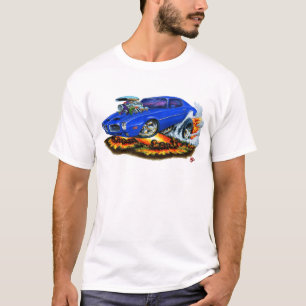 1970-72 Firebird Blue Car T-Shirt