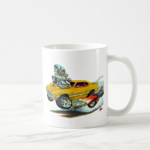 1970-72 Olds Cutlass 442 Gold Car Coffee Mug