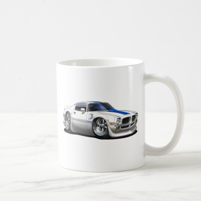 1970/72 Trans Am White Car Coffee Mug (Right)