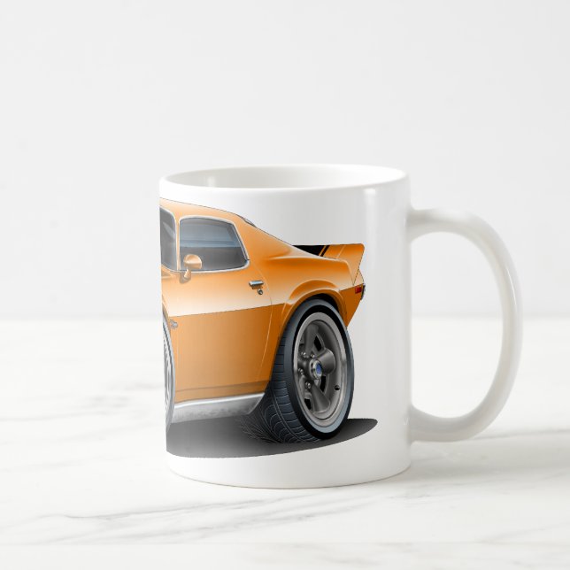 1970-73 Camaro Orn/Blk Car Coffee Mug (Right)