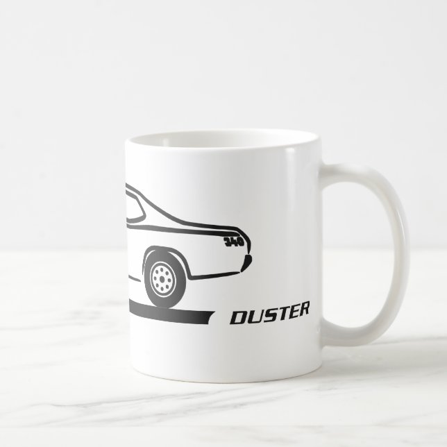 1970-74 Duster Black Car Coffee Mug (Right)