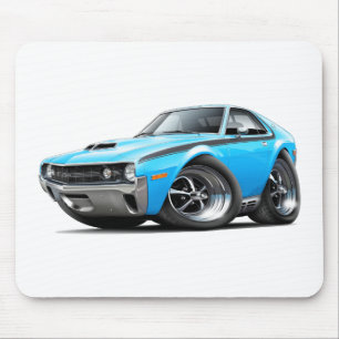 1970 AMX Big Bad Blue-Black Car Mouse Pad