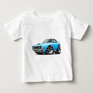 1970 AMX Big Bad Blue-White Car Baby T-Shirt