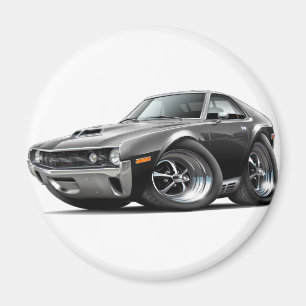 1970 AMX Black Car Magnet