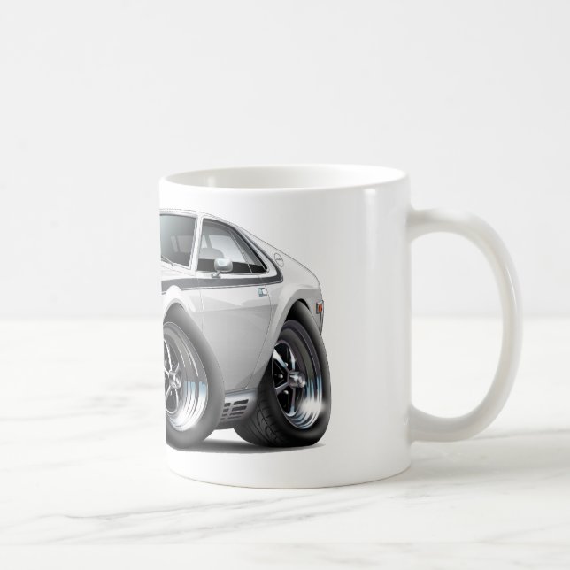 1970 AMX White-Black Car Coffee Mug (Right)