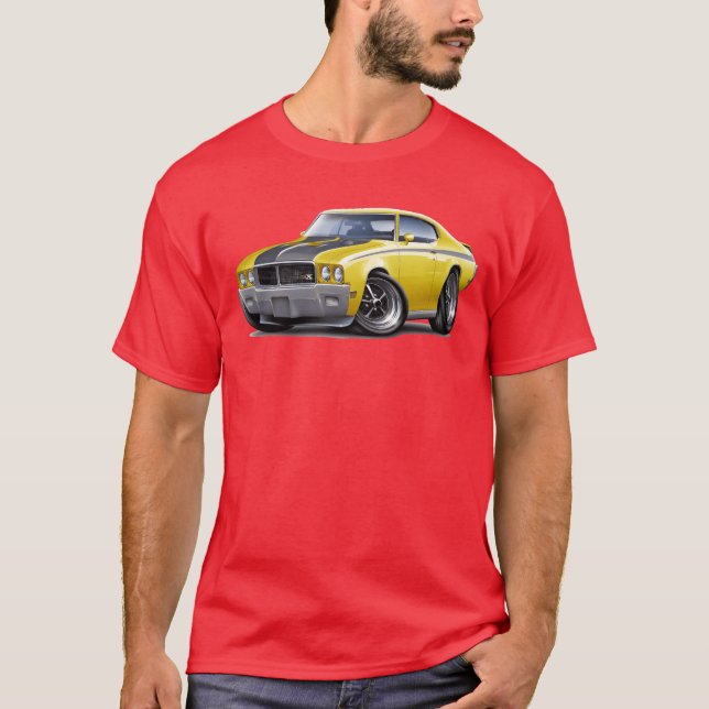 1970 Buick GSX Yellow Car friend T-Shirt (Front)
