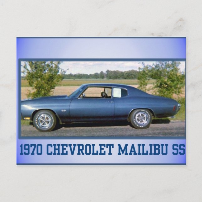 1970 Chev Super Sport Postcard (Front)