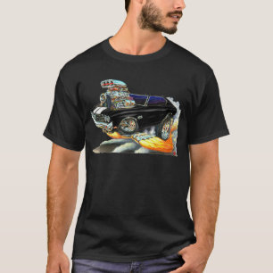 1970 Chevelle Black-White Car T-Shirt