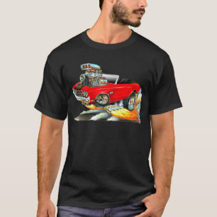 1970 Chevelle Red-Black Convertible T-Shirt