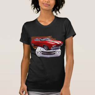 1970 Chevelle Red-White Car T-Shirt