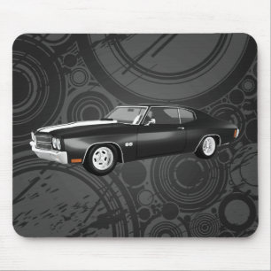 1970 Chevelle SS: Black Finish: Mousepad