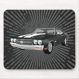 1970 Chevelle SS: Black Finish: Mousepad