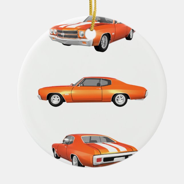 1970 Chevelle SS: Ceramic Ornament (Front)