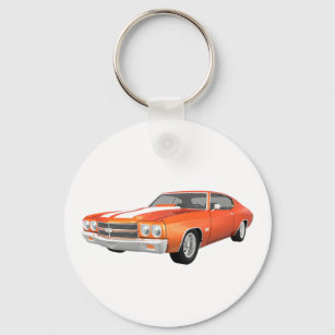 1970 Chevelle SS: Orange Finish: Key Ring