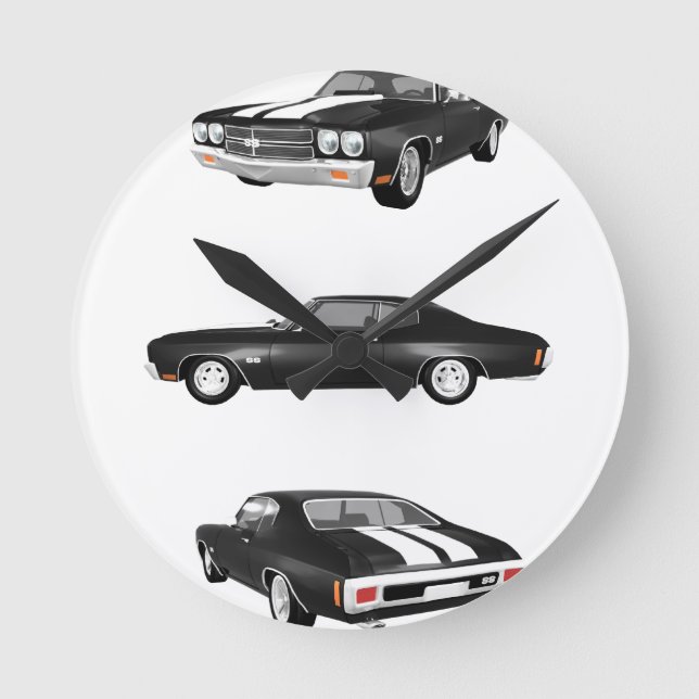 1970 Chevelle SS: Round Clock (Front)