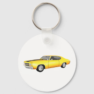 1970 Chevelle SS: Yellow Finish: Key Ring