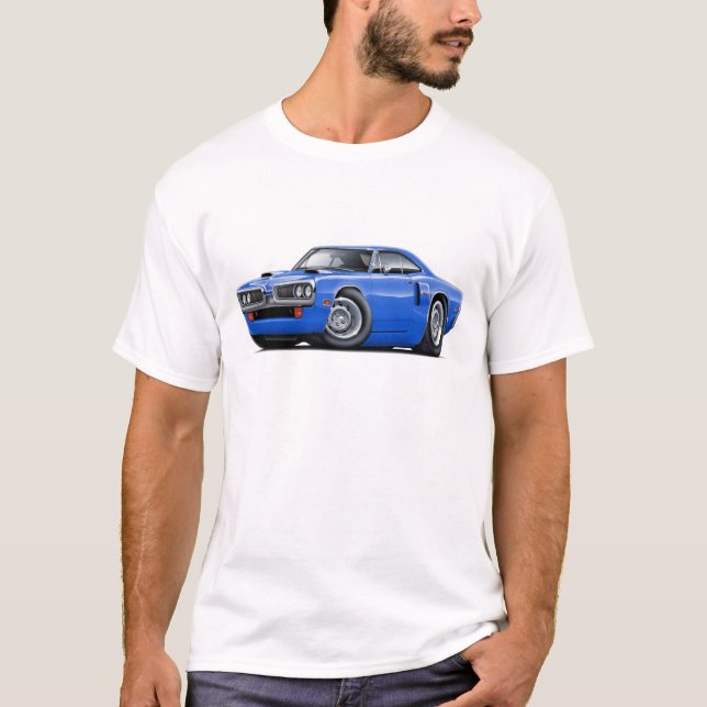 1970 Coronet RT Blue Car T-Shirt (Front)