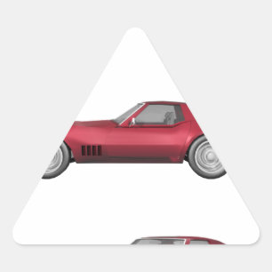1970 Corvette: Candy Apple Finish: Triangle Sticker