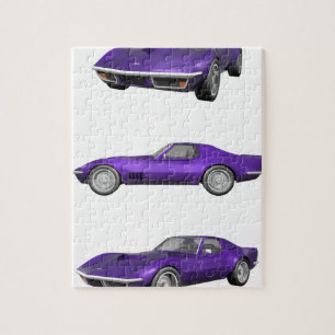 1970 Corvette: Purple Finish Jigsaw Puzzle