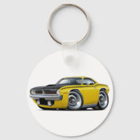 1970 Cuda AAR Yellow Car