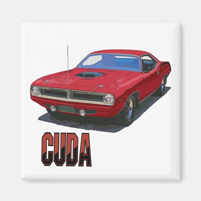 1970 Cuda Coupe Magnet (Front)