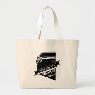 1970 Dodge Challenger American Glory Large Tote Bag