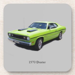 1970 Duster set of 6 coasters