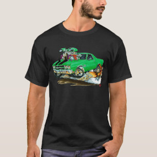 1970 El Camino Green-Black Truck T-Shirt