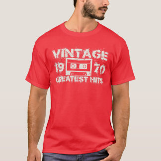 1970 Greatest Hits Vintage White T-Shirt