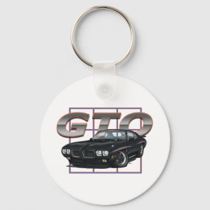 1970 GTO Black Key Ring