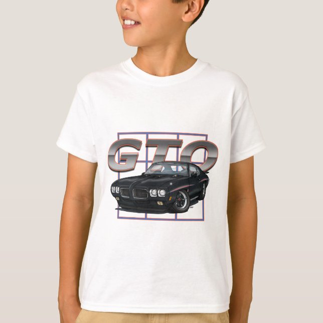1970 GTO Black T-Shirt (Front)