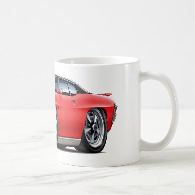 1970 GTO Red-Black Top Coffee Mug (Right)
