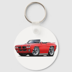 1970 GTO Red Convertible Key Ring