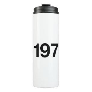 1970 Hashtag 55 Years Birthday Anniversary Thermal Tumbler
